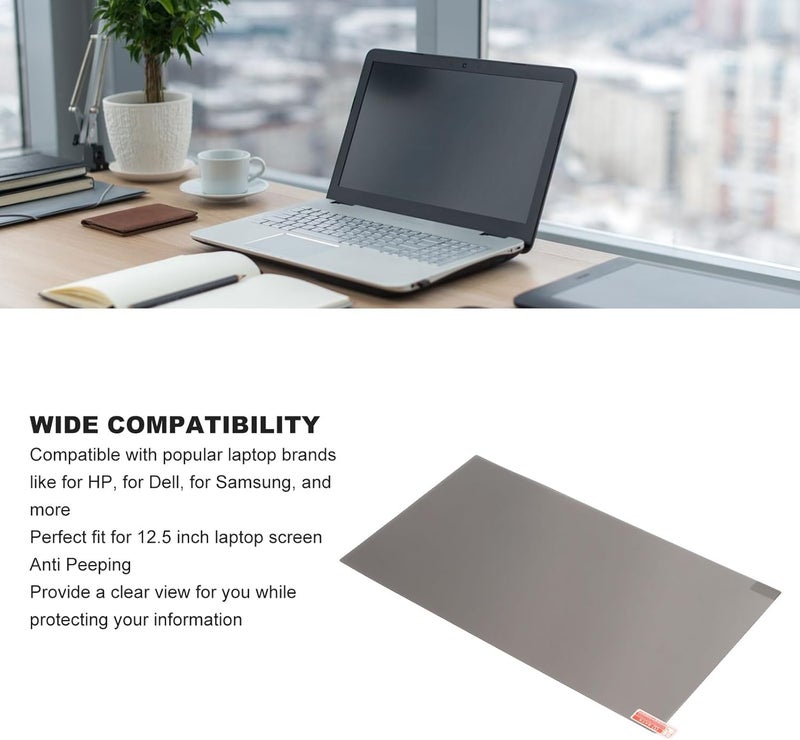 125. Inch Laptop Screen Protector, Blue Filtration, Scratch Computer Screen, Peeping Screen Guard for Laptops - Image 4