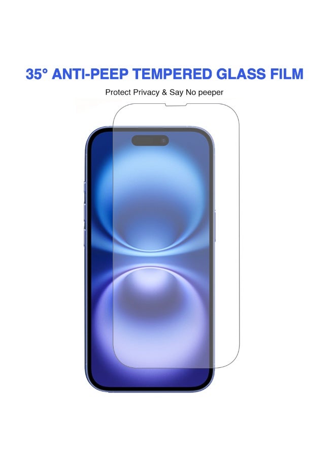 PRIMEEIGHT [3PCS] iPhone 16 Plus Screen Protector 6.7 Inch Display Ultra Thin 9H Hardness Tempered Glass iPhone 16 Plus Easy to Install HD Screen - Image 5