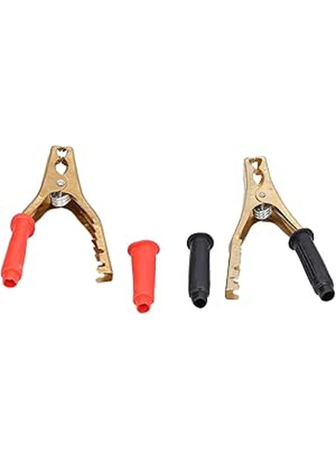 2Pcs 200A Battery Clamp Pure Copper Car Electrical Test Clamp Connector - Image 1