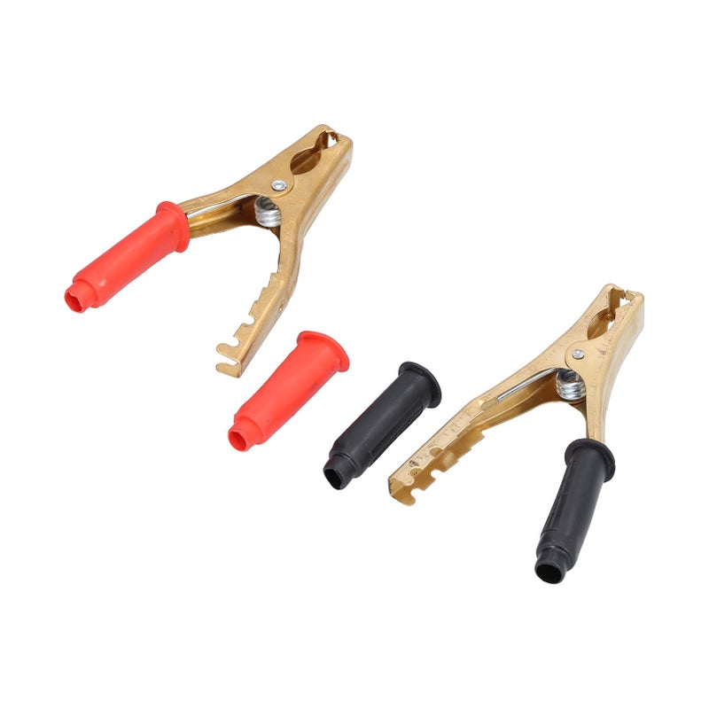 2Pcs 200A Battery Clamp Pure Copper Car Electrical Test Clamp Connector - Image 5