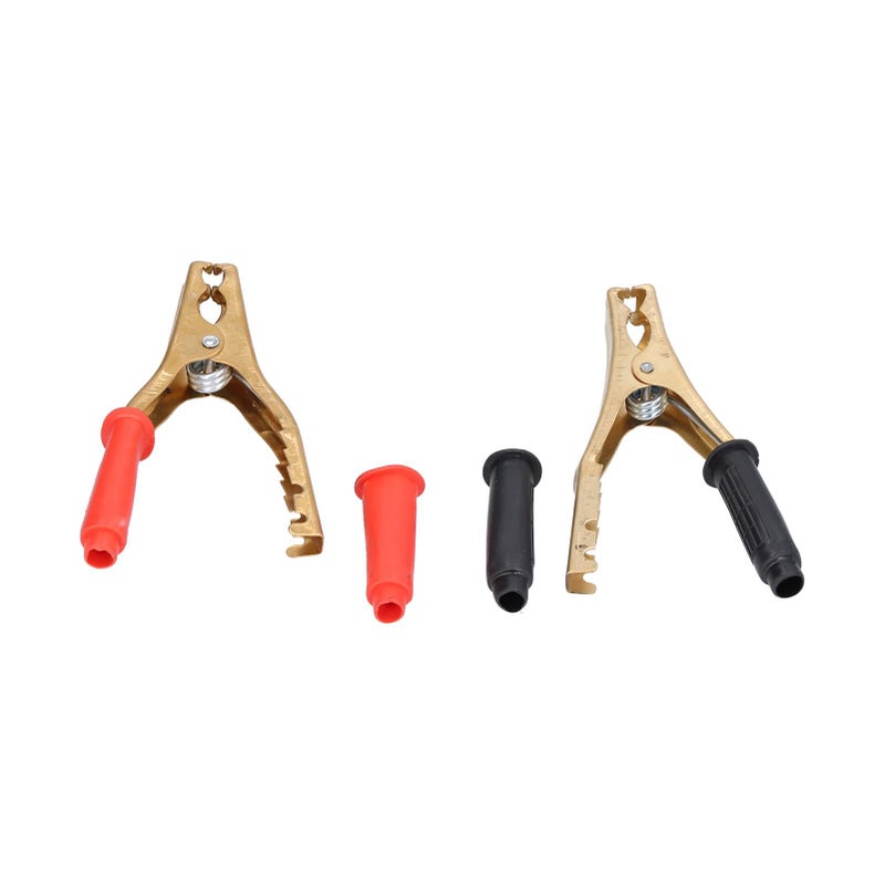 2Pcs 200A Battery Clamp Pure Copper Car Electrical Test Clamp Connector - Image 2