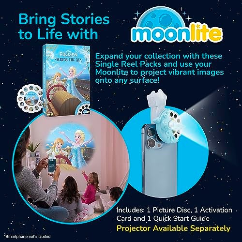 Moonlite Storytime Disneys Frozen Across The Sea Storytime Disc A Magical Way to Read Together Projector Sold Separately Digital Story w Sound FX Learning Gifts for Kids Ages 1 Year Up - Image 5