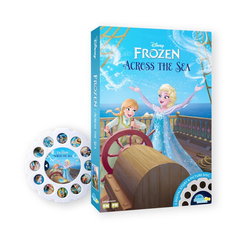 Moonlite Storytime Disneys Frozen Across The Sea Storytime Disc A Magical Way to Read Together Projector Sold Separately Digital Story w Sound FX Learning Gifts for Kids Ages 1 Year Up - Image 3