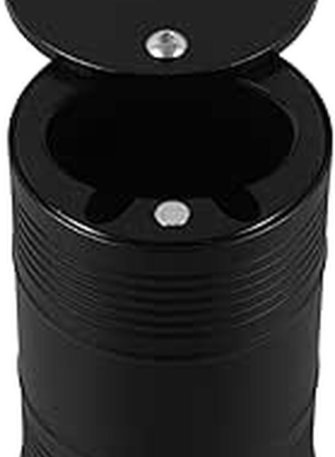 Portable Car Ashtray Aluminum Alloy Smokeless Ash Holder Fits Cup Holders - Image 1