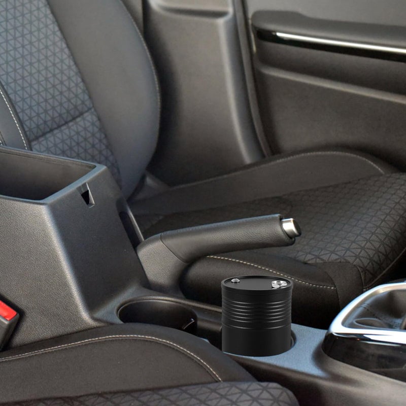 Portable Car Ashtray Aluminum Alloy Smokeless Ash Holder Fits Cup Holders - Image 5