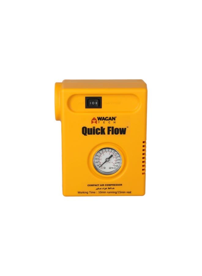 WAGAN Quick Flow Compact Air Compressor Yellow - Image 1
