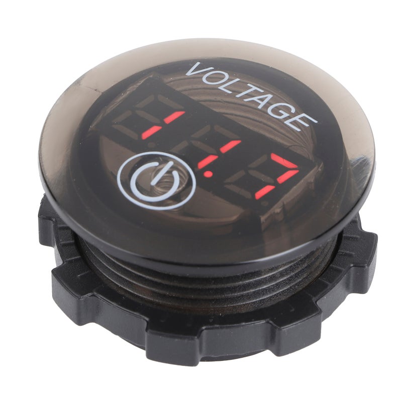 Digital Voltmeter 3-Bit LED Display Twist-and-Lock Design - Voltage Meter with Reverse Connection Protection for Car Motorcycle Boat - Image 2
