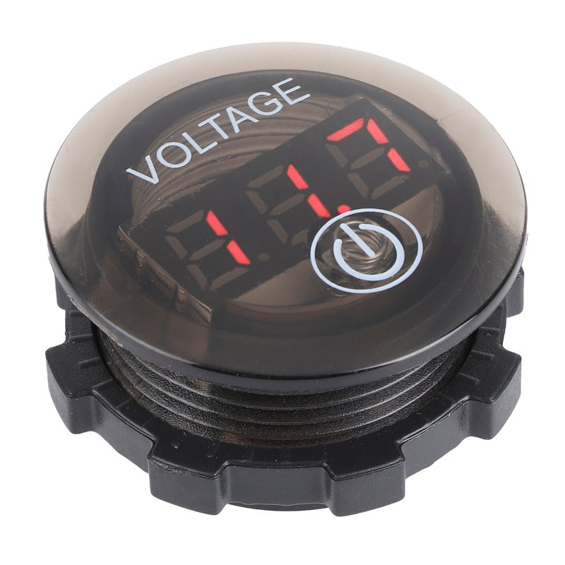 Digital Voltmeter 3-Bit LED Display Twist-and-Lock Design - Voltage Meter with Reverse Connection Protection for Car Motorcycle Boat - Image 4