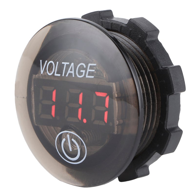 Digital Voltmeter 3-Bit LED Display Twist-and-Lock Design - Voltage Meter with Reverse Connection Protection for Car Motorcycle Boat - Image 5