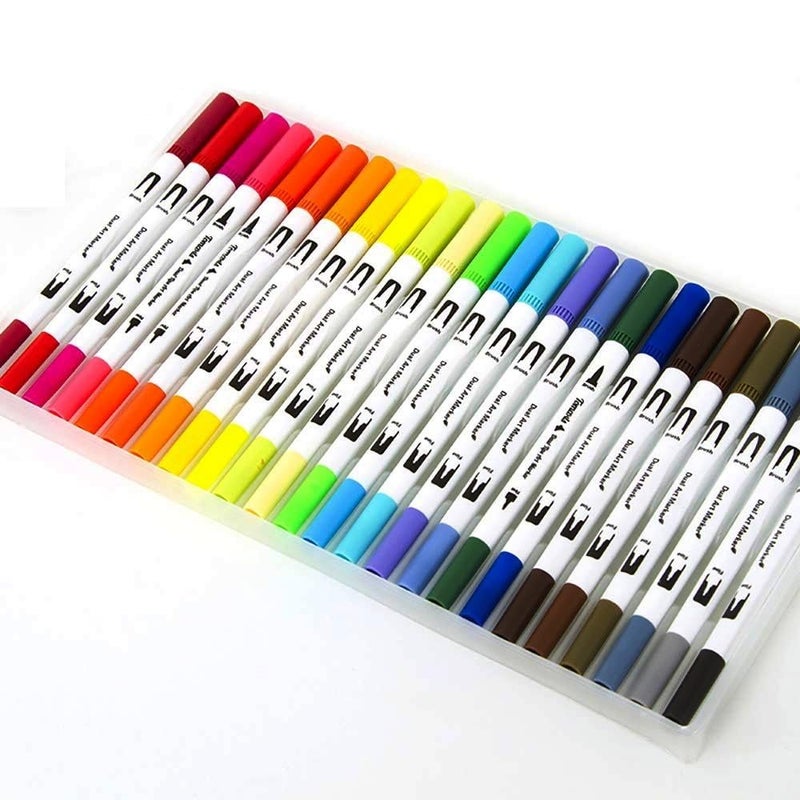 Eoast Dual Tip Brush Pens PACK OF 24 - Image 1