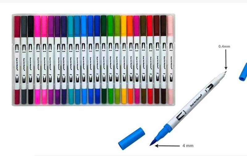 Eoast Dual Tip Brush Pens PACK OF 24 - Image 3