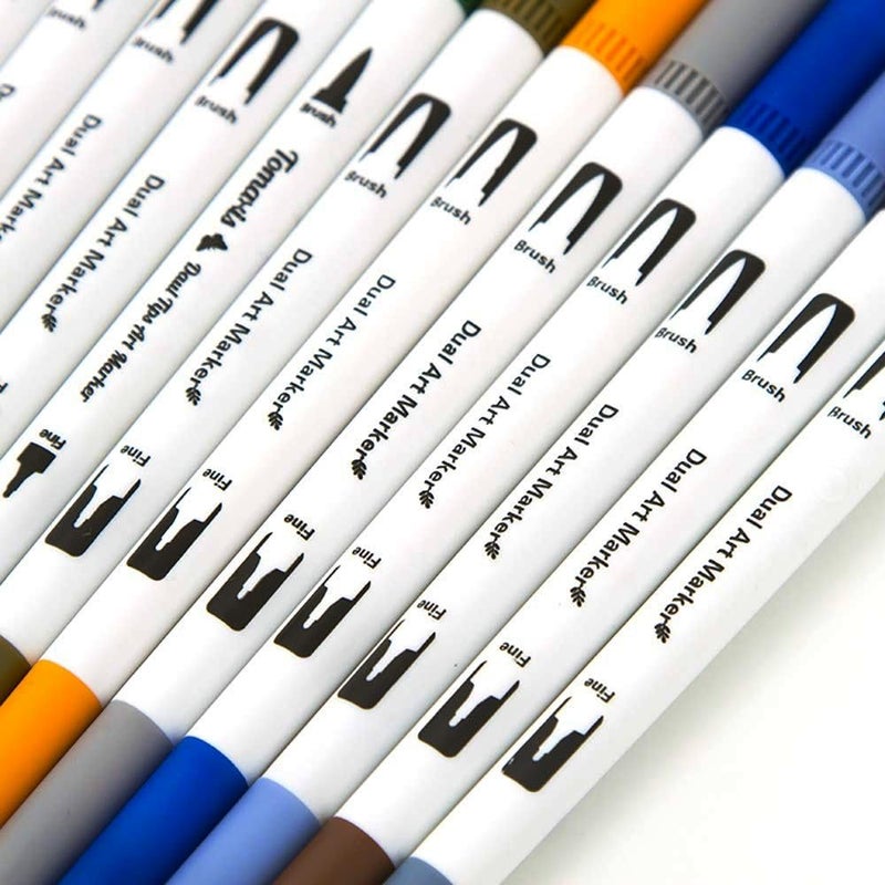 Eoast Dual Tip Brush Pens PACK OF 24 - Image 2