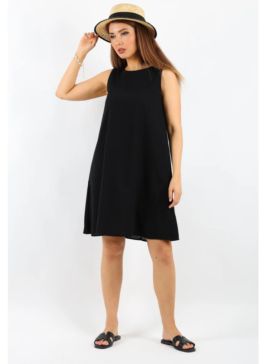 Ritnice Women's Amalfi Black A-Line Dress