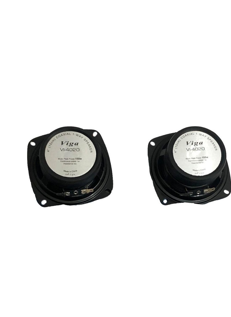 VIGA Vega 155 watt 10 cm round car speaker set  - Image 2