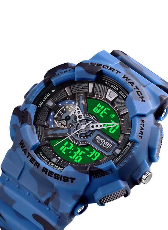 ساعة يد رقمية رياضية، بتصميم إلكتروني كلاسيكي عصري مضاد للماء، مزودة بسوار بلاستيكي، منتج جديد طراز 1688 للرجال - Image 2