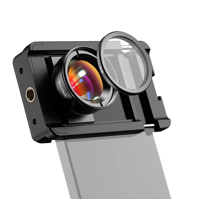 Sunydog 10X Macro Lens for Smartphone Micro Photography Lens Attachment with CPL Filter and Universal Clip Micro Phone Lens for Professional Macro Photography of Flowers Jewelry Food Details - Image 2