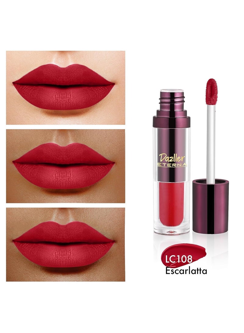 Dazller Eterna Beauty Stay Lip Colour (LC108-Escarlatta)6g - Image 2