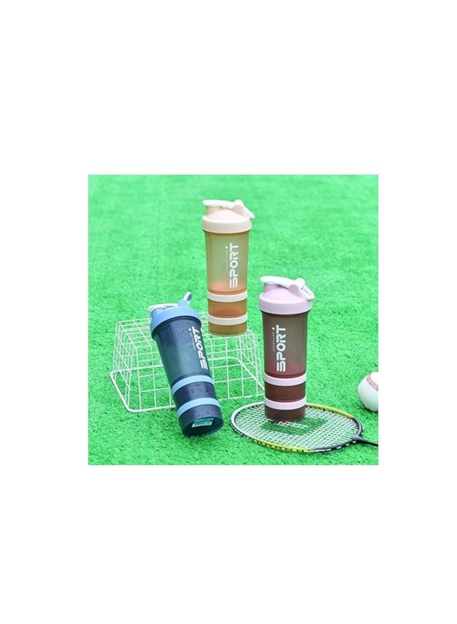 Spaceshoop Unbreakable Shaker Bottle Perfect for Protein Drinking, Work, Pre Workout, Sports, School, Gym, Yoga - Image 2