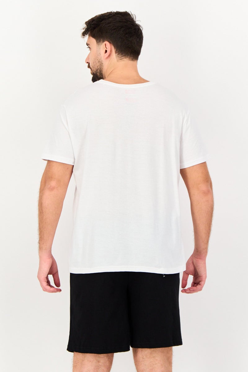 MARVEL Men Brand Logo T-Shirt And Short Sleepwear Set, Multicolor - Image 3