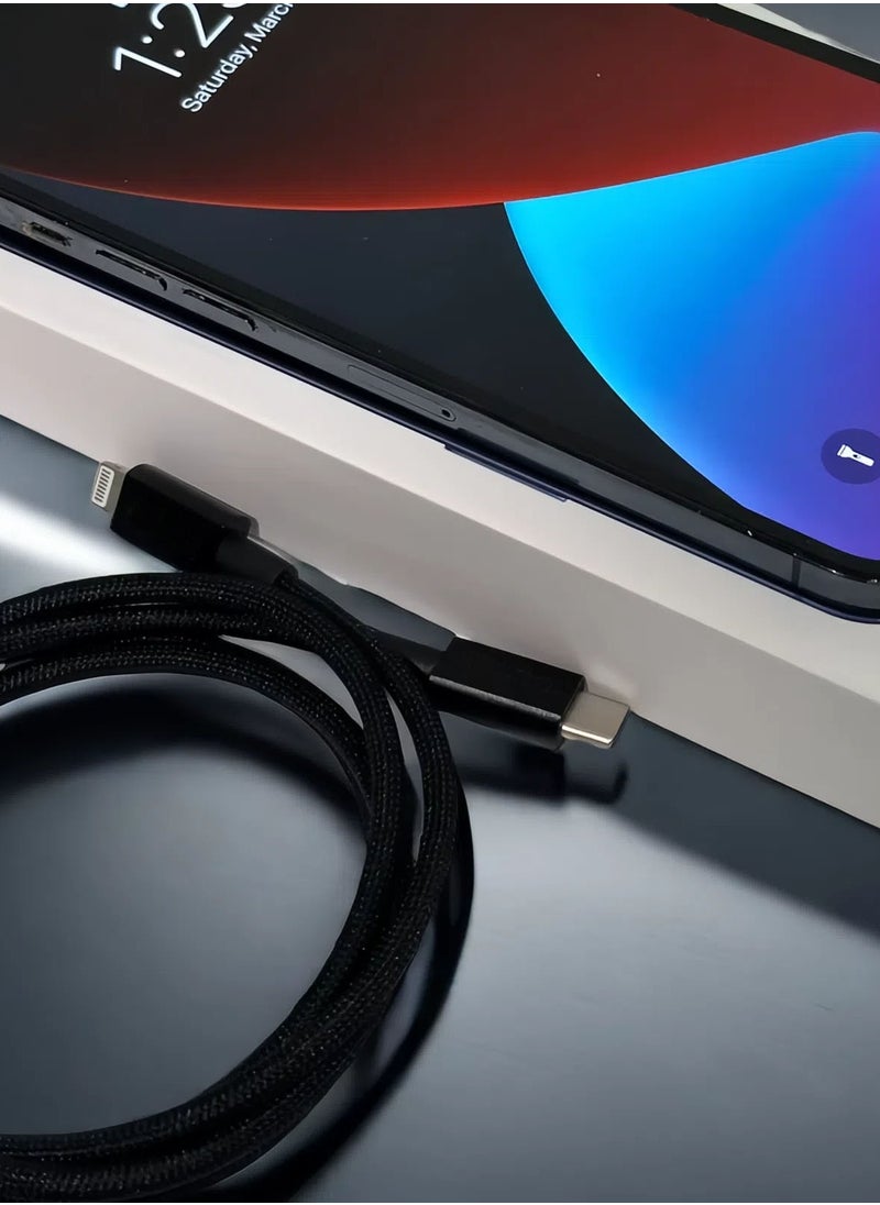Universal PD 30W Fast Charging Data Cable, 1m USB C To Lightning Cable Fast Charger Cable, Type C Charging Cord Compatible with iPhone 14 13 13 Pro Max 12 12 Pro Max 11 XS XR X 8 iPad
