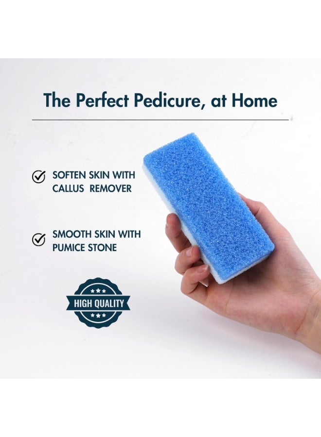 NANAO Pumice Stones, Pack of 6 Professional Grade Pumice Stone for Feet, Salon Quality Foot Callus Remover, Double Sided Foot Scraper, Home Manicure and Pedicure Tools - Image 2