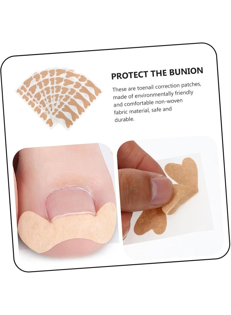 50 قطعة من لاصقات علاج أظافر القدم الغارزة في اللحم، ملصقات تصحيح أصابع القدم، أداة سريعة لإصلاح أظافر القدم الغارزة في اللحم - Image 5