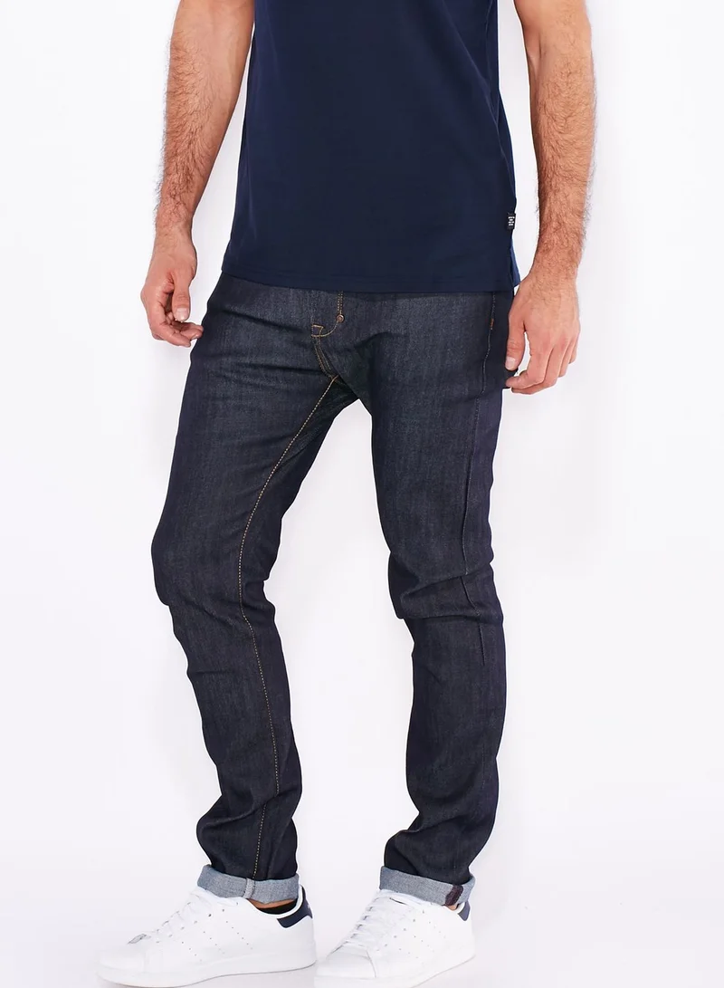 833 POLICE Brade Slim Fit Mid Wash Jeans