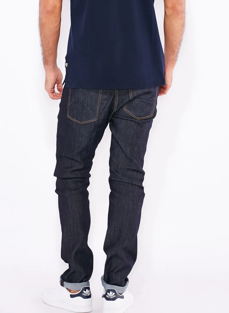 833 POLICE Brade Slim Fit Mid Wash Jeans