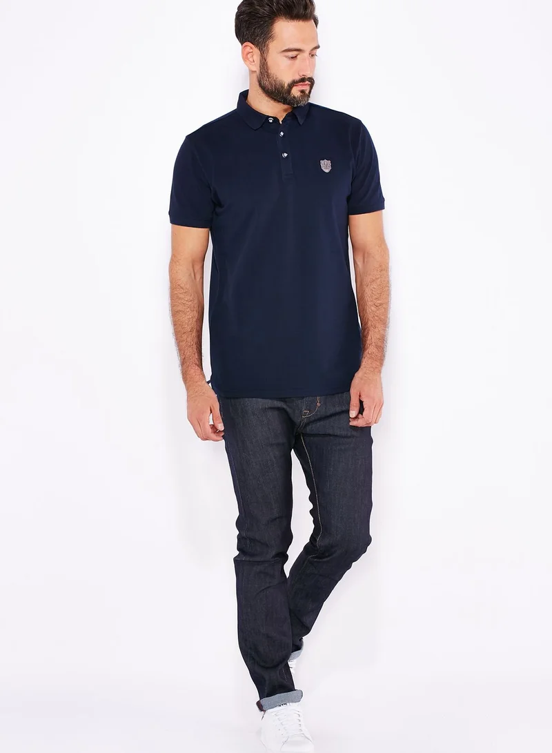 833 POLICE Brade Slim Fit Mid Wash Jeans