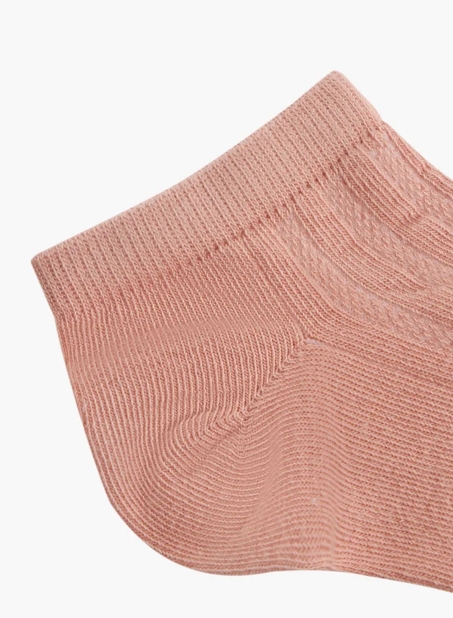Celeste  Printed Ankle Length Non Terry Socks - Set of 5 for Women | Best Price UAE