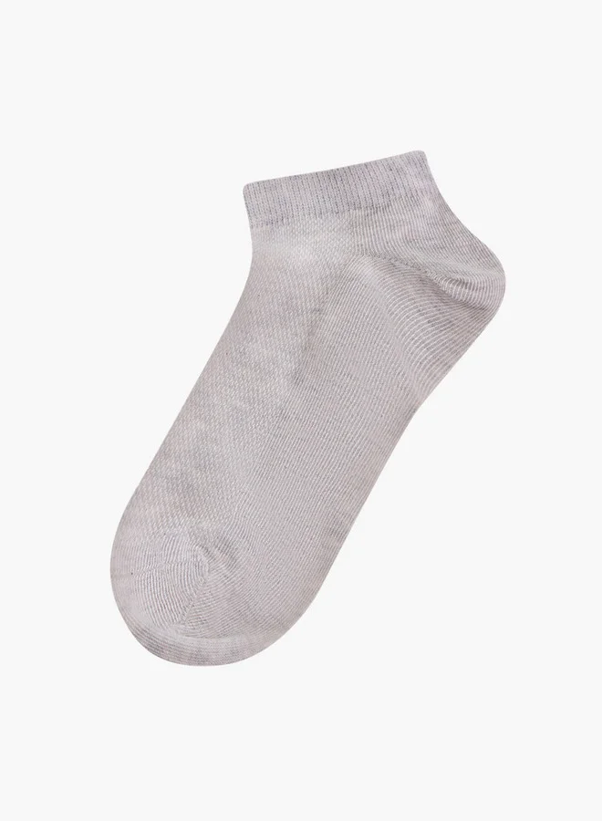 سيليست Printed Ankle Length Non Terry Socks - Set of 5