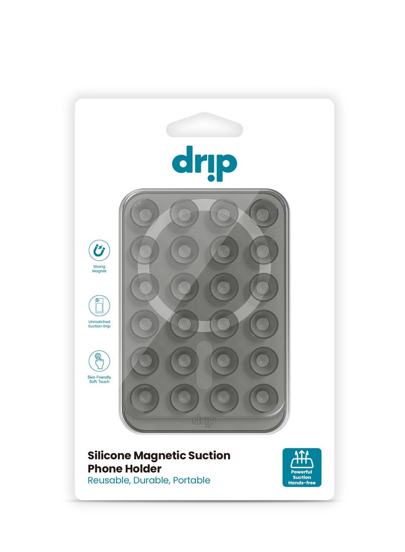 DRIP Magnetic silicone adhesive stand for mobile-black  - Image 3