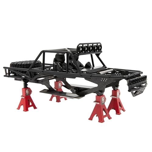 MEUS RACING MB24 SCX24 Body 5.2in 132MM Body Shell ABS+Nylon Carbon Fiber Chassis for 1/24 Axial SCX24 Bronco JLU B-17 C10(Red) - Image 5