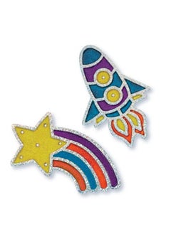 Creativity for Kids Creativity for Kids Window Art Outer Space - Create Your Own Window Art, Suncatcher Kits for Kids, Space Toy Stocking Stuffers for Kids  - Image 3