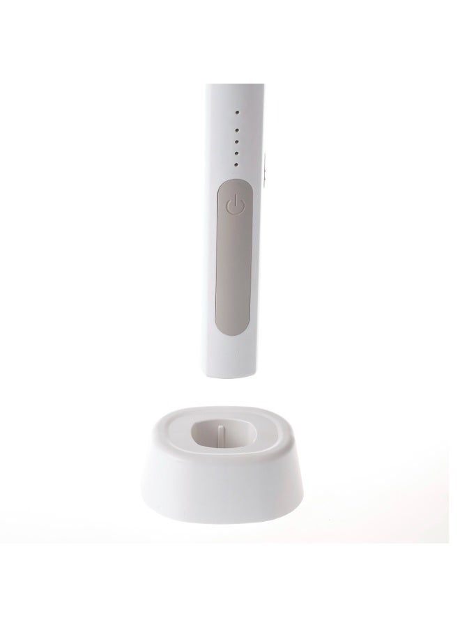 صن تك مضرب البعوض الكهربائي القابل لإعادة الشحن مع ضوء وقاعدة بألوان متنوعة - Image 2