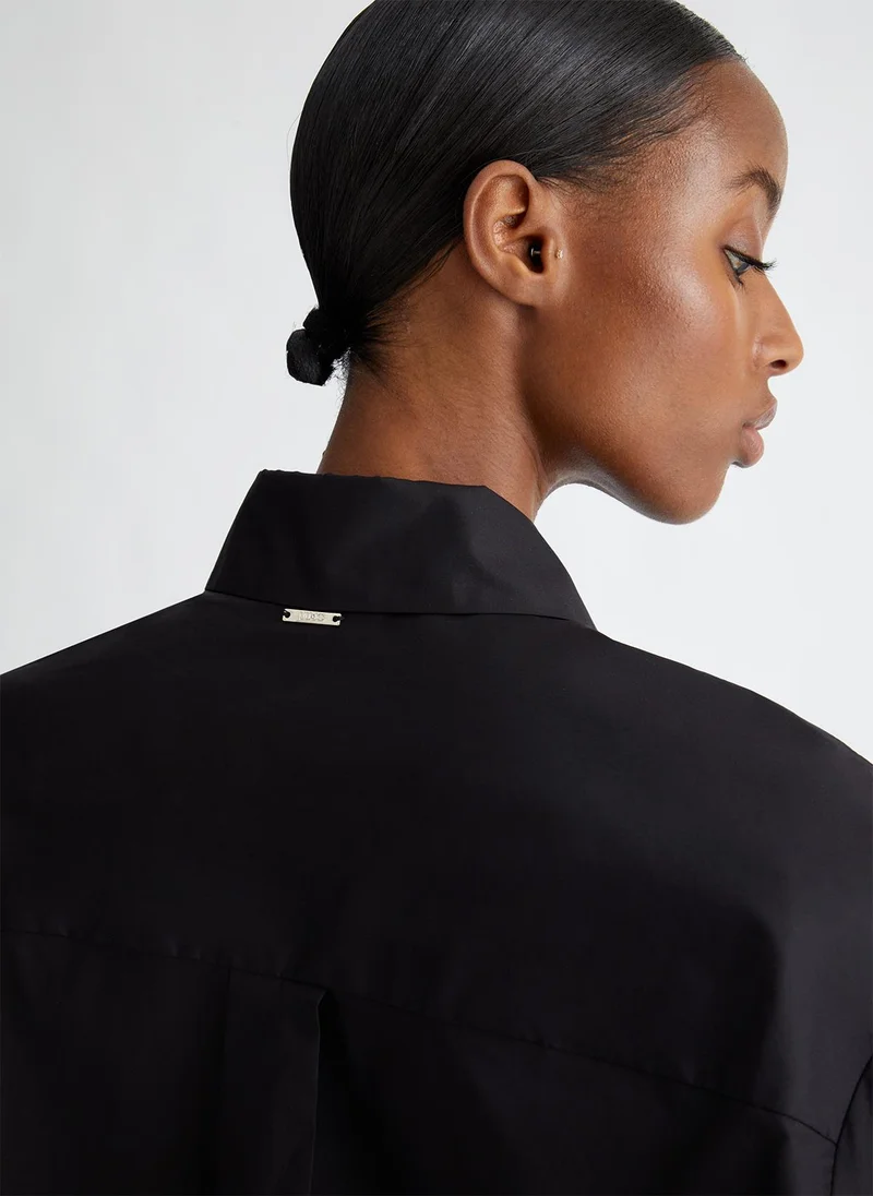 Liu Jo Oversized shirt with mini-studs