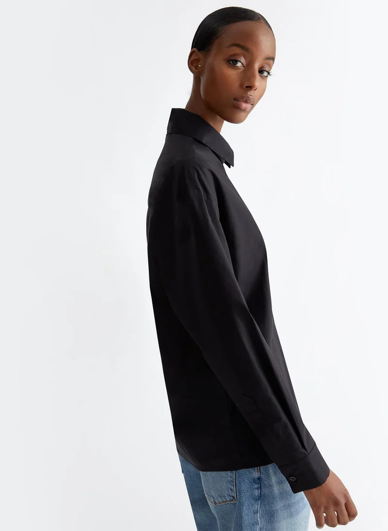 Liu Jo Oversized shirt with mini-studs