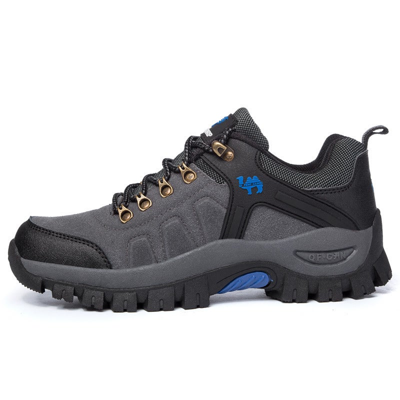 2025 Wear-Resistant Anti-Slip Couple Hiking Combat Boots Factory Cross-Country Hiking Shoes Climbing Boots - Image 1