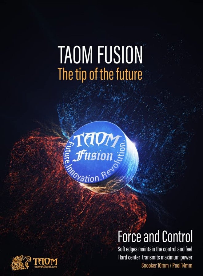 Taom Fusion Laminated Pool Billiard Cue Tip - 14 mm - 1 pc - Image 4