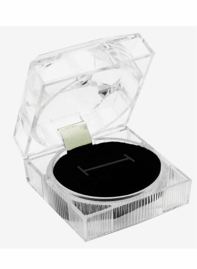 Excefore Clear Crystal Ring Gift Boxes, 12 pcs Earrings Jewelry Storage Box Acrylic Display Organizer Case for All Kinds of Ring Earrings Velvet Insert Black - Image 3