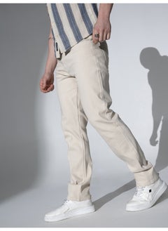 Hubberholme Men's Off White Jeans - Trendy and Versatile Denim  - Image 5