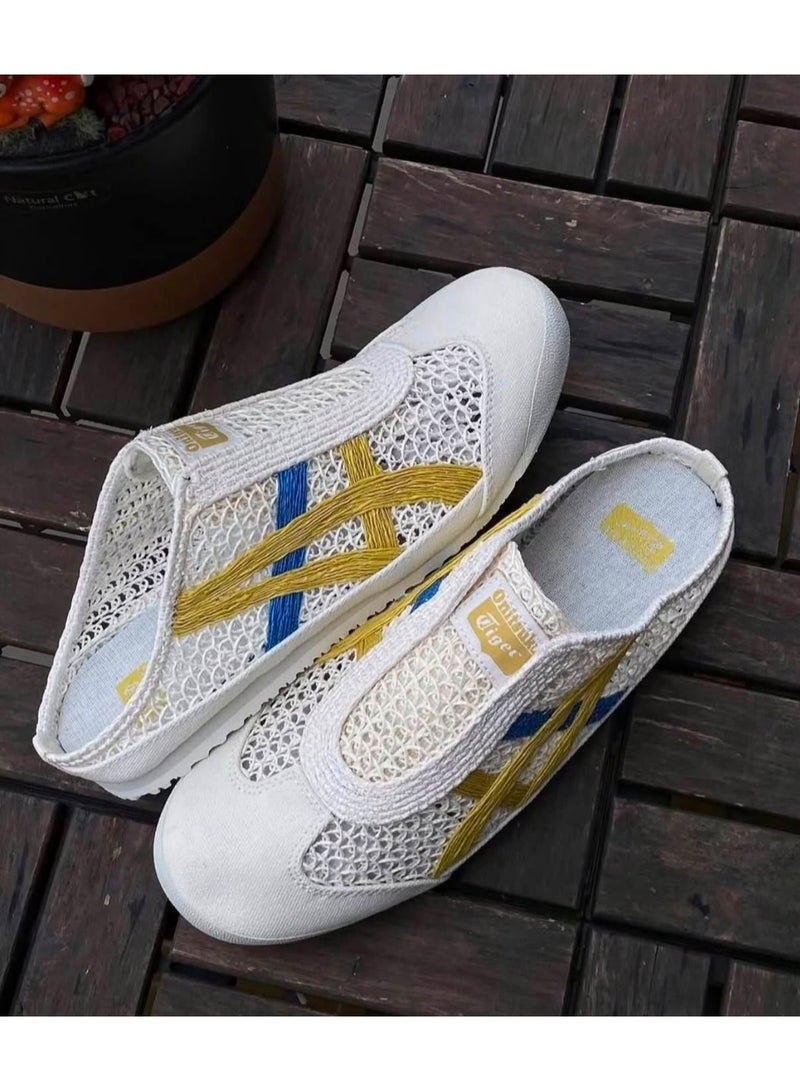 أونيتسوكا تايجر Onitsuka Tiger Mexico 66 Sabot Cream Mustard - Image 2