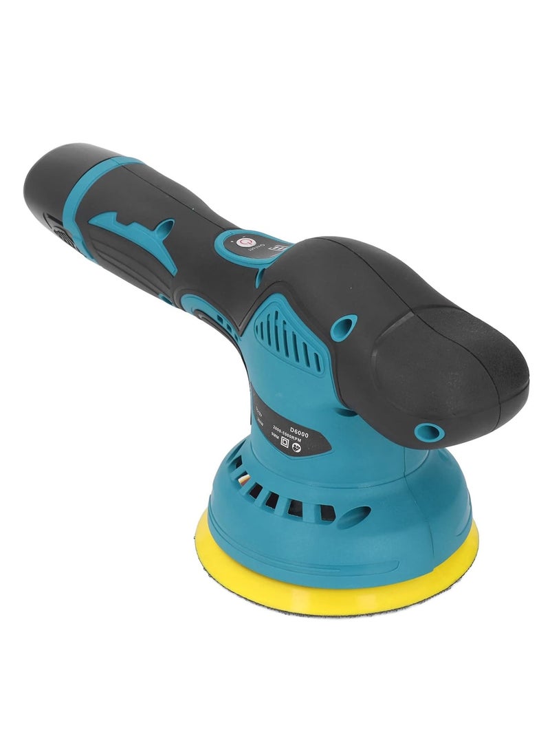 Generic Car Polisher, Car Waxing Machine 110-240V Ergonomic Handle Maximum 6600RPM Self Adhesive Eccentric Shaft for Bike  - Image 1