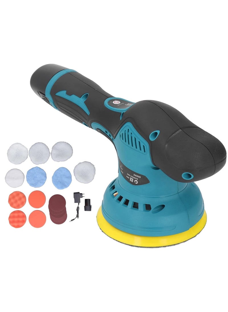 Generic Car Polisher, Car Waxing Machine 110-240V Ergonomic Handle Maximum 6600RPM Self Adhesive Eccentric Shaft for Bike  - Image 3