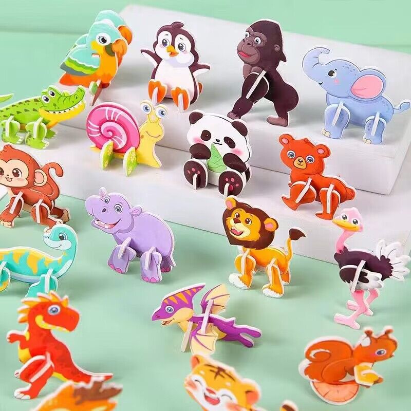 3D Stereo Puzzle Set Educational Toy for Children DIY Gift - Image 3