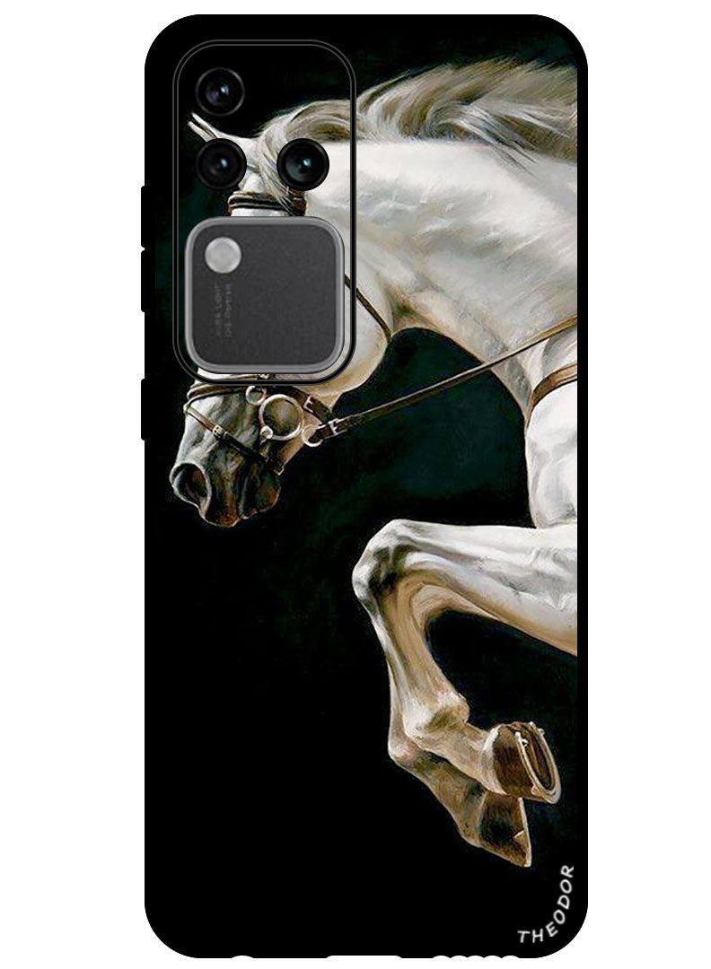 Theodor Protective Case Anti Scratch Shock Proof Bumper Cover For Vivo S18 Pro Horse Running - Image 1