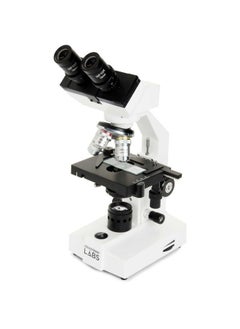 Celestron – Celestron Labs – Binocular Head Compound Microscope – 40-2000x Magnification – Adjustable Mechanical Stage – Includes 2 Eyepieces and 10 Prepared Slides 