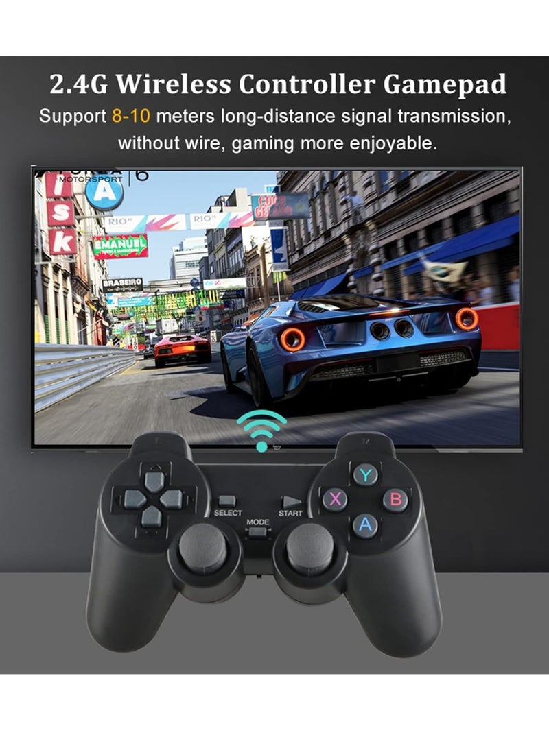 General USB Wireless Gaming Controller Gamepad for PC/Laptop Computer, Remote Wireless Controller for PS3, 360° Analog Joysticks, Motion Sense Double Vibration and Charging Cable (Pack of 2, Black)  - Image 4