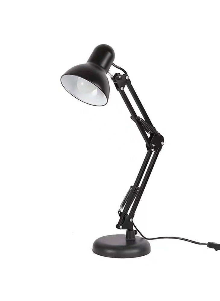 Joshberg Metal Black lampshade Table lights Eye Protection Desk Lamp for Study Dormitory Bedroom Bedside Reading LED Lamp - Image 1