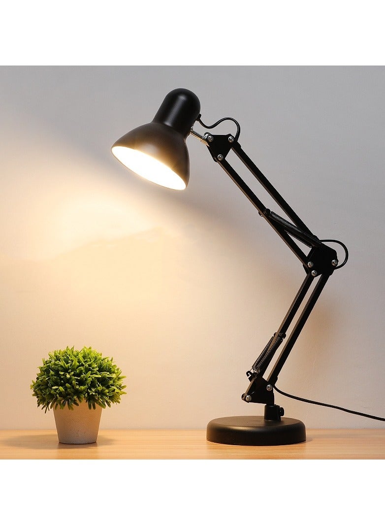 Joshberg Metal Black lampshade Table lights Eye Protection Desk Lamp for Study Dormitory Bedroom Bedside Reading LED Lamp - Image 2